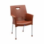 Boss BP-317 Mega Jhony Pure Plastic Chair with Steel Legs